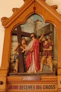 II - Jesus receives his cross